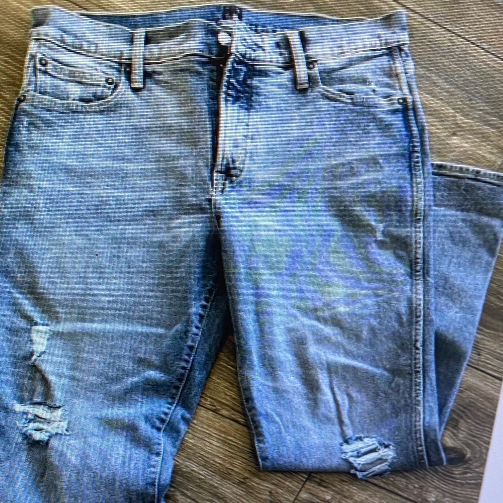 Buck Mason Light Blue Straight Jeans
